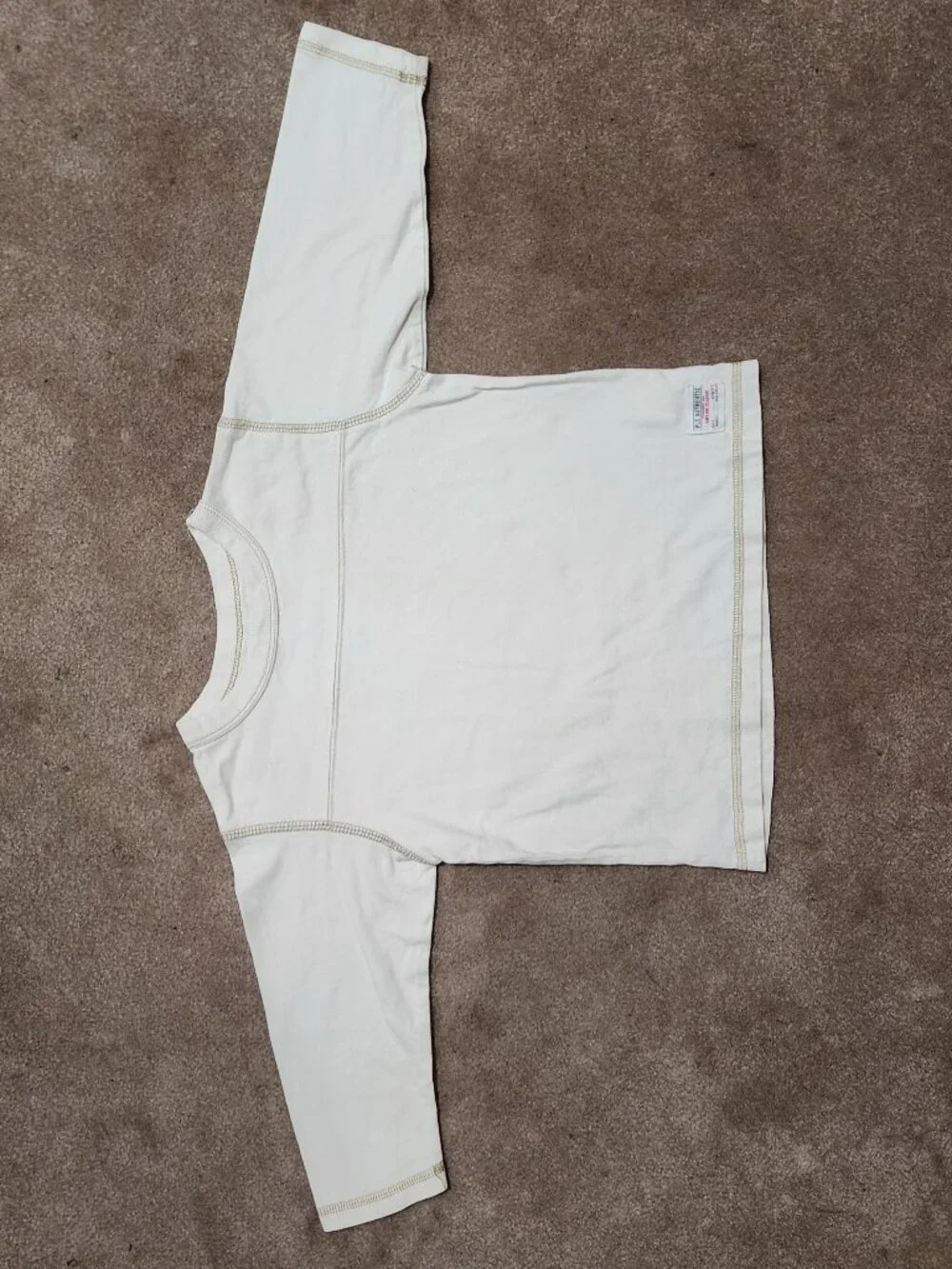The Children's Place International Long Sleeve White Cotton Shirt Sz 18 months